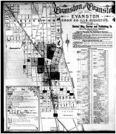 Sheet 004 - Evanston, South Evanston, North Evanston, Cook County 1891